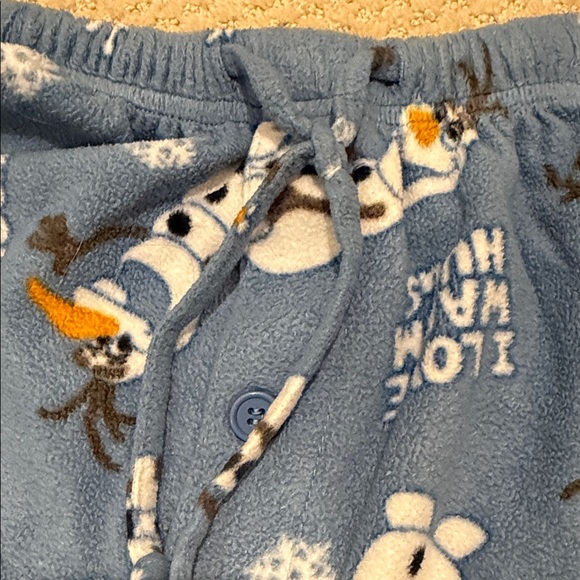 Disney Olaf Pajama Bottoms - Blue and White - Picture 4 of 4